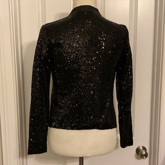 Ella Moss Black Sequin Jacket - size Extra Small ( XS ) - Picture 5 of 8